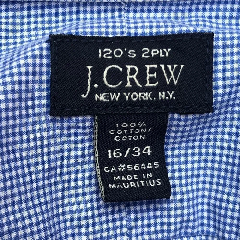 J. Crew 120's 2 Ply‎ Cotton Dress Shirt
